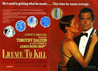 Licence to Kill - Advertisement Flyer - Front