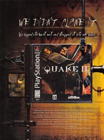 Quake II - Advertisement Flyer - Front Image