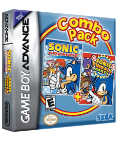 Combo Pack: Sonic Advance + Sonic Pinball Party - Box - 3D Image