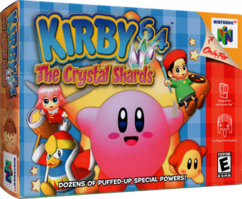 Kirby 64: The Crystal Shards - Box - 3D Image