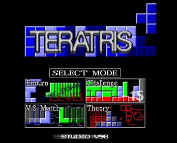 Teratris - Screenshot - Game Select Image