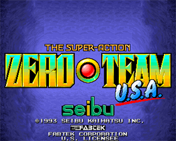 Zero Team USA - Screenshot - Game Title Image
