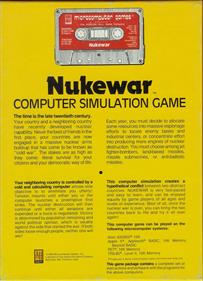Nukewar - Box - Back Image