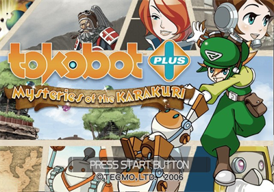 Tokobot Plus: Mysteries of the Karakuri - Screenshot - Game Title Image
