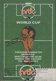 World Cup Soccer (Arcade/ShareData) - Advertisement Flyer - Front Image