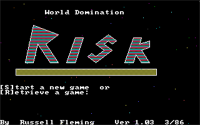 Risk - Screenshot - Game Title Image