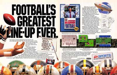 John Madden Football '93 - Advertisement Flyer - Front Image