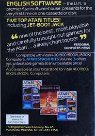 Atari Smash Hits: Volume 3 - Box - Back Image