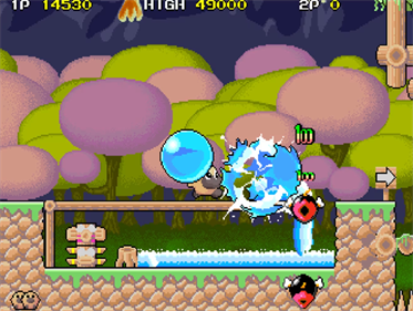 Arcade Archives Liquid Kids - Screenshot - Gameplay Image