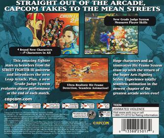 Street Fighter III: 3rd Strike - Box - Back Image