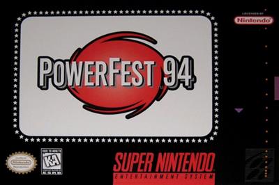 Nintendo PowerFest '94 - Fanart - Box - Front Image