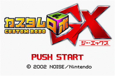 Custom Robo GX - Screenshot - Game Title