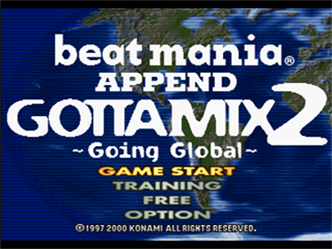 beatmania: Append GottaMix 2: Going Global - Screenshot - Game Title Image