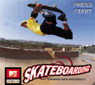 MTV Sports: Skateboarding Featuring Andy Macdonald - Screenshot - Game Title Image