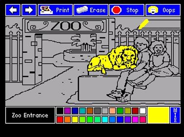 At the Zoo: Electric Crayon Deluxe - Screenshot - Gameplay Image