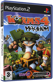 Worms 4: Mayhem - Box - 3D Image