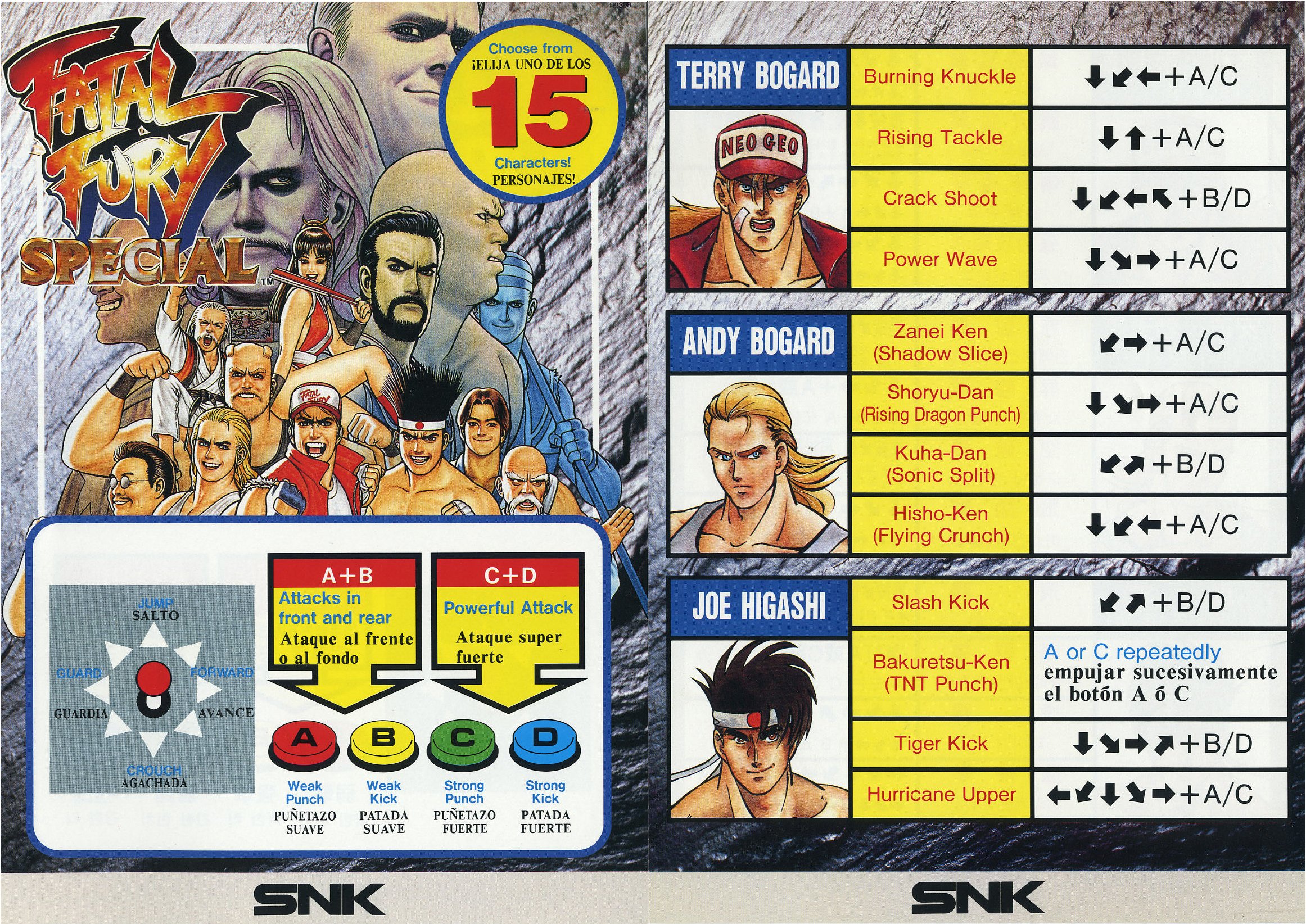 Fatal Fury/Joe — StrategyWiki  Strategy guide and game reference wiki