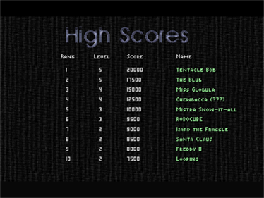 Break Machine - Screenshot - High Scores Image