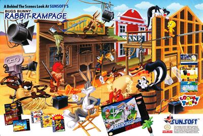 Bugs Bunny: Rabbit Rampage - Advertisement Flyer - Front Image