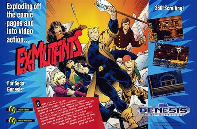 Ex-Mutants - Advertisement Flyer - Front Image