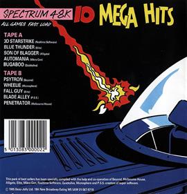 10 Mega Hits - Box - Back Image