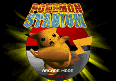 Pokémon Stadium - Screenshot - Game Title Image