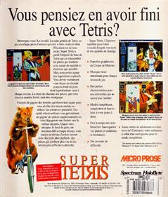 Super Tetris - Box - Back Image