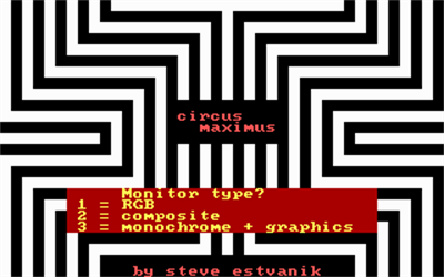 Computer Circus Maximus - Screenshot - Game Title Image
