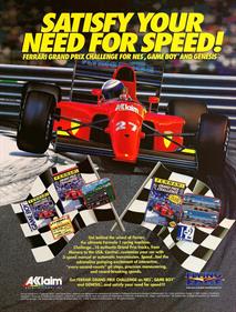 Ferrari Grand Prix Challenge - Advertisement Flyer - Front Image