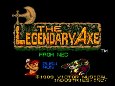 The Legendary Axe - Screenshot - Game Title Image