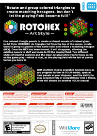 Art Style: ROTOHEX - Box - Back Image