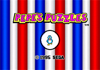 Pepe's Puzzles - Screenshot - Game Title Image