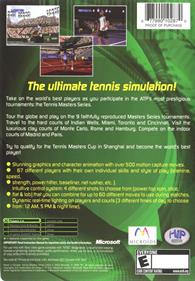 Tennis Masters Series 2003 - Box - Back Image