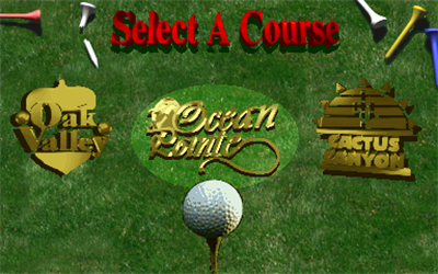 Golden Tee 3D Golf - Screenshot - Game Select Image