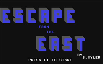 Escape from the East - Screenshot - Game Title Image