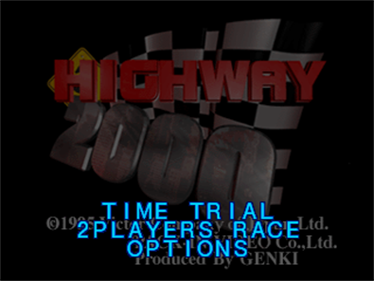 Highway 2000 - Screenshot - Game Select Image