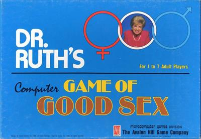 Dr. Ruth's Computer Game of Good Sex - Box - Front Image