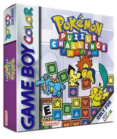 Pokémon Puzzle Challenge - Box - 3D Image