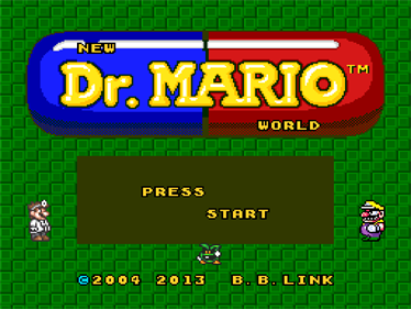 Dr. Mario World Redrawn - Screenshot - Game Title Image