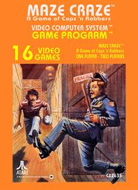 Maze Craze: A Game of Cops 'n Robbers - Box - Front - Reconstructed