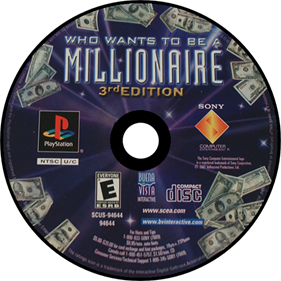 Who Wants to be a Millionaire: 3rd Edition - Disc Image