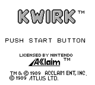 Kwirk - Screenshot - Game Title Image