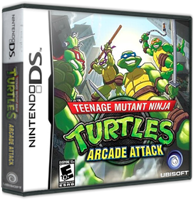 Teenage Mutant Ninja Turtles: Arcade Attack - Box - 3D Image