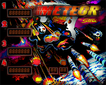 Meteor - Arcade - Marquee Image