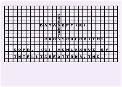 Crosscheck: A Strategy Crossword Game - Screenshot - Game Title Image