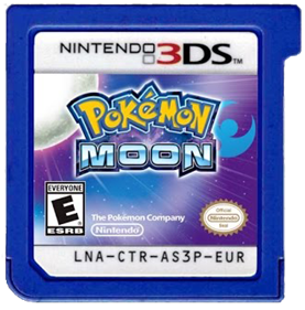 Pokémon Moon - Cart - Front Image