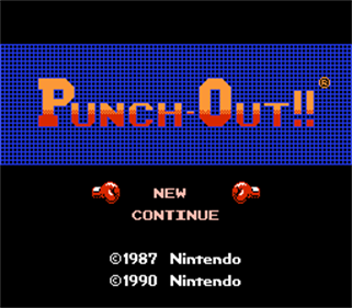 Punch-Out!! (1990) - Screenshot - Game Title Image