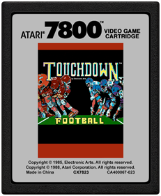 Touchdown Football - Cart - Front Image