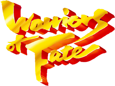 Warriors of Fate - Clear Logo Image