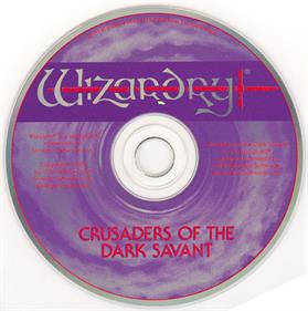 Wizardry: Crusaders of the Dark Savant - Disc Image